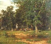 Ivan Shishkin, Haymaking in Oak Grove